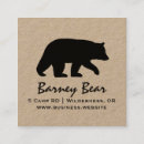 Recherche de ours cartes visite Faune