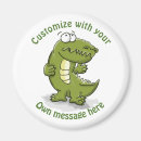 Recherche de crocodiles magnets Illustration