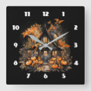 Recherche de maison hantée horloges Halloween
