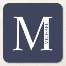 Recherche de bleu mariage sous verres Monogramme