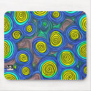 Recherche de doodle art tapis souris Bleu