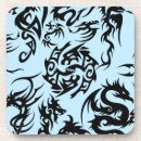 Recherche de dragon bleu dessous de verres Dragons