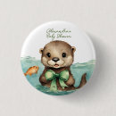 Recherche de loutre mignonne badges Animal