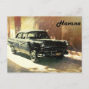 Recherche de voitures américaines cartes postales Cuba