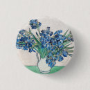 Recherche de fleur artistique badges Bleu