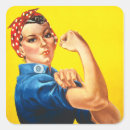 Recherche de propagande autocollants Rosie la riveteuse