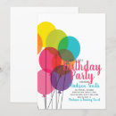 Recherche de ballons colorés invitations Pour tous