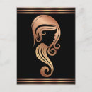 Recherche de styliste cartes postales Noir