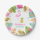 Recherche de tropical paper assiettes Flamant