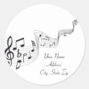 Recherche de notes musicales autocollants Clef