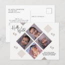 Recherche de naissance de bébé cartes postales Typographie