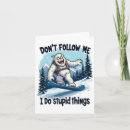 Recherche de stupid vœux cartes Snowboard