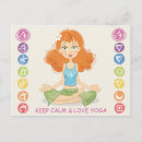 Recherche de dessin de yoga cartes postales Amusant
