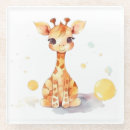 Recherche de verre girafe de dessous de dessous de verres Illustration