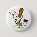 Recherche de lapin drôle badges Animaux