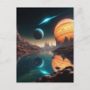 Recherche de monstre de mer cartes postales Bleu