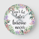 Recherche de jolie horloges Floral