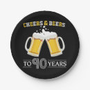 Recherche de fromage assiettes en papier Bière