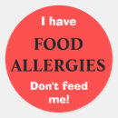 Recherche de allergique autocollants Allergies alimentaires