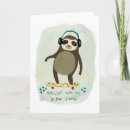 Recherche de paresse vœux cartes Animal