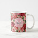 Recherche de fleurs romantiques tasses Chic chic