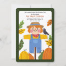 Recherche de épouvantail invitations Citrouilles