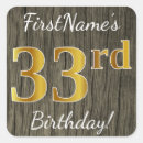 Recherche de 33 autocollants 33e anniversaire
