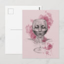 Recherche de visage femme cartes postales Portrait