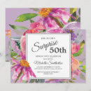 Recherche de pink 50th anniversaire invitations Élégant