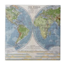 Recherche de carte du monde carreaux Antiquité