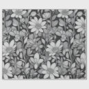 Recherche de motif monochrome papier cadeau Transparent