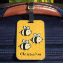 Recherche de abeille bagages étiquettes Jaune