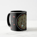 Recherche de mandala art tasses Dessiné à la main