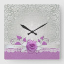 Recherche de damas horloges Rose