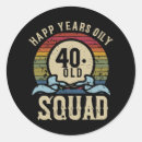 Recherche de squad autocollants Vintage