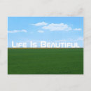 Recherche de la vie est belle cartes postales Beau