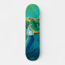 Recherche de poissons skateboards Illustration