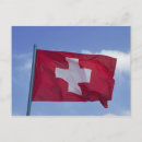 Recherche de drapeau de la suisse cartes postales Croix