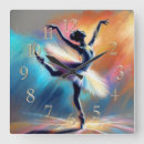 Recherche de danseurs colorés horloges Ballerine