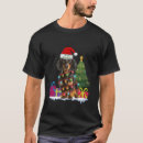 Recherche de noël de teckel tshirts Laid
