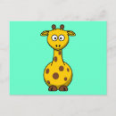 Recherche de dessin girafe cartes postales Enfants