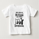 Recherche de saxophone bébé vêtements Joueur de saxophone