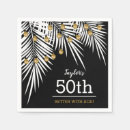 Recherche de black and white serviettes Anniversaire