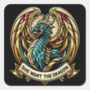 Recherche de conceptions de dragon autocollants Magique