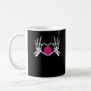 Recherche de amour gothique tasses Main squelette
