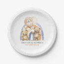 Recherche de anniversaire nounours assiettes Arc en ciel