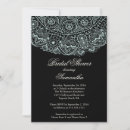Recherche de lace bridal shower invitations Vintage