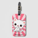 Recherche de dessin kawaii bagages étiquettes Chaton