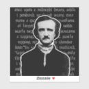 Recherche de edgar allan poe autocollants Gothique
