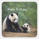 Recherche de panda mignon autocollants Anniversaire